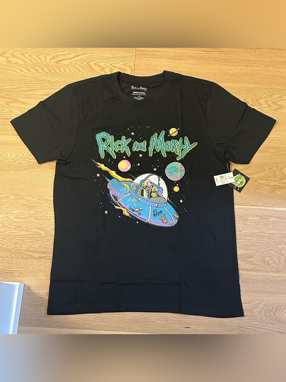 Black Short-Sleeve Graphic Tee